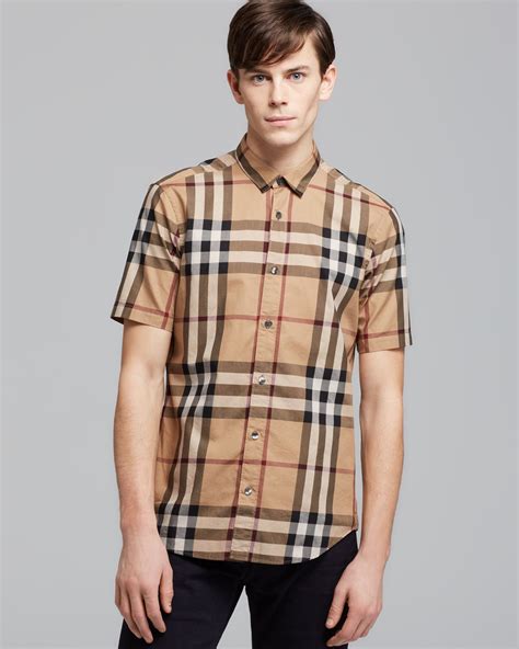 burberry plaid shirt alexander|burberry men's shirts outlet.